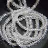 This listing is for the 1 strand of AAA Quality White Topaz Micro faceted rondelles in size of 3 - 3.5 mm approx,,Length: 14 inch